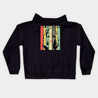 Blondie Retro Stripes Kids Hoodie